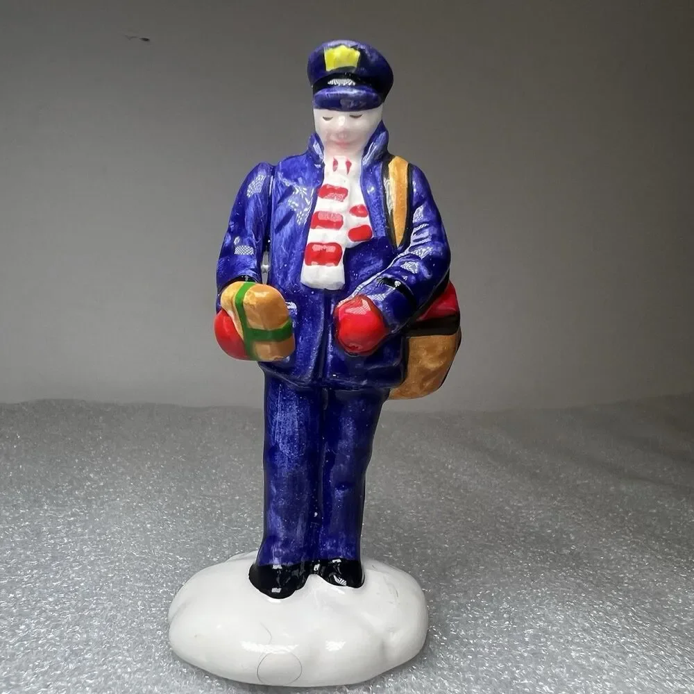 Department 56 Snow Village Special Delivery Mailman & Mail Truck 2 Pc Set 5148-9